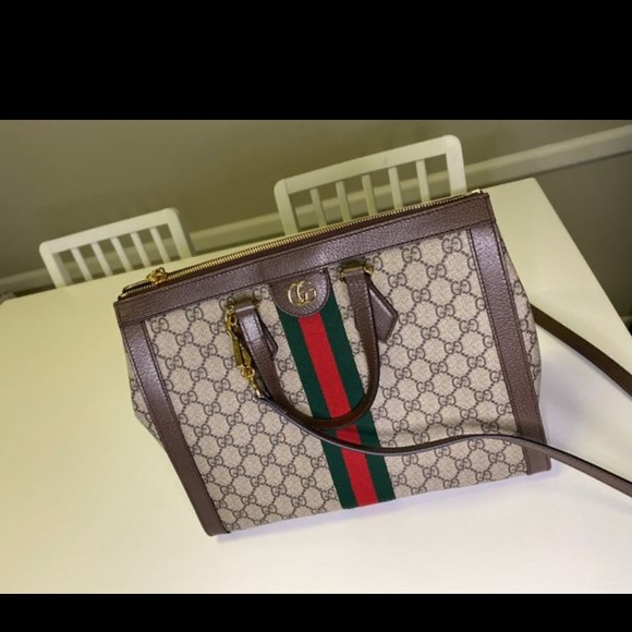 Gucci Ophidia Medium Tote Bag 